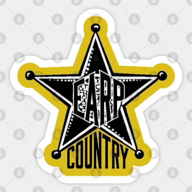 Earp Country Marshall Star Sticker by PurgatoryArchaeologicalSurvey